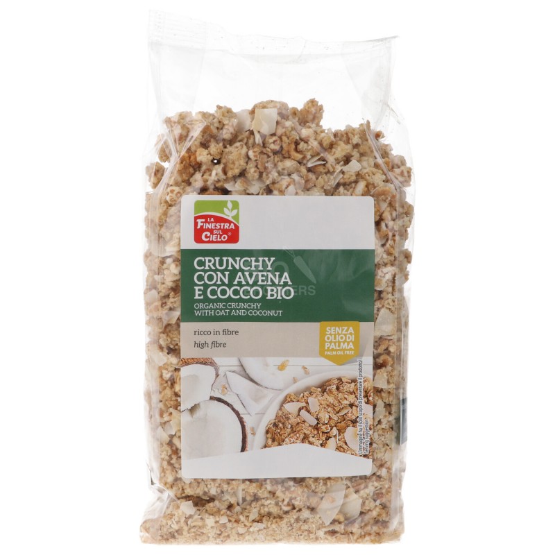 Crunchy bio con avena e cocco