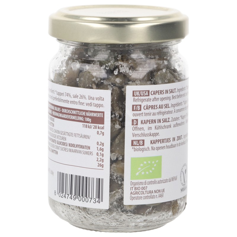 CAPPERI SOTTO SALE 100GR NUTR.