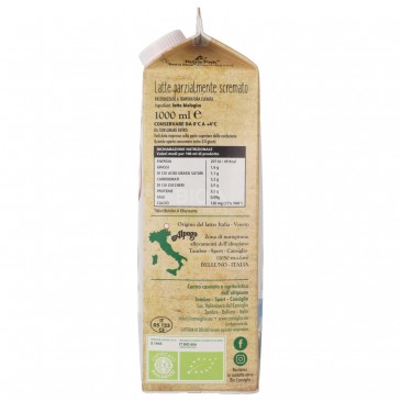 LATTE PARZ SCREM PIU' A LUNG. 1LT CANSIGLIO LATTE PARZ SCREM PIU' A LUNG. 1LT CANSIGLIO