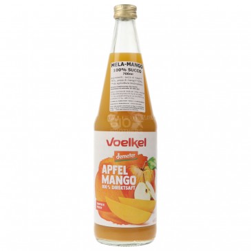 MELA & MANGO 100% SUCCO DEMETER BOTTIGLIA 700ML VOELKEL MELA & MANGO 100% SUCCO DEMETER BOTTIGLIA 700ML VOELKEL