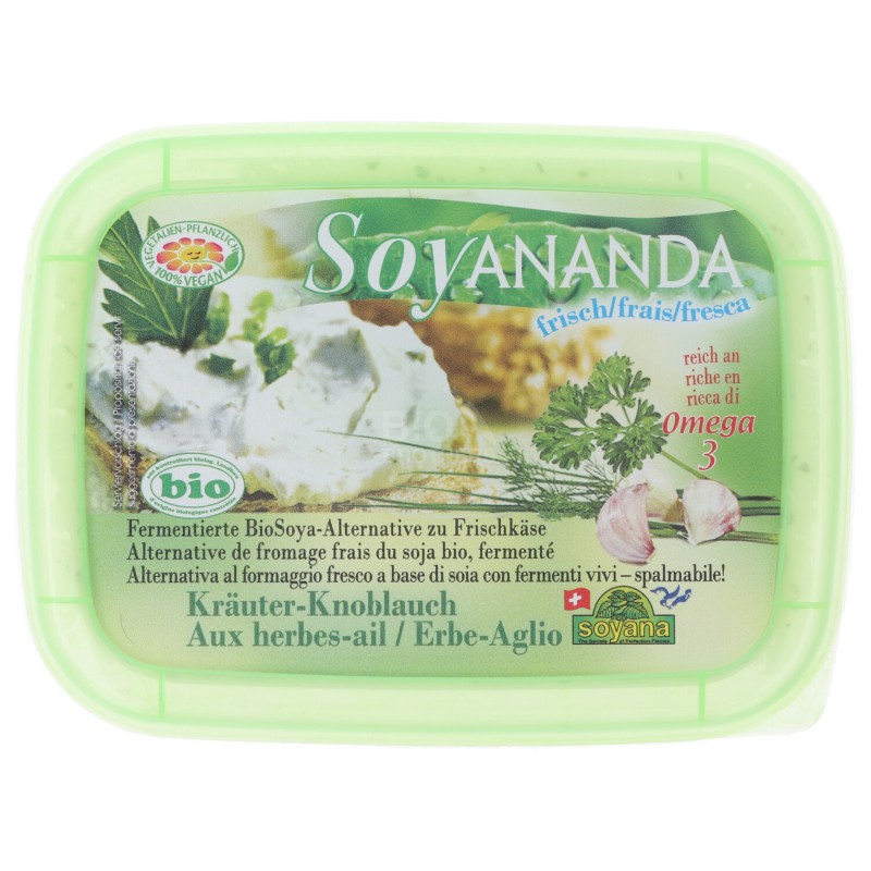 SPALMABILE FRESCO SOYANANDA CON ERBE AROMATICHE 140G SOYANA