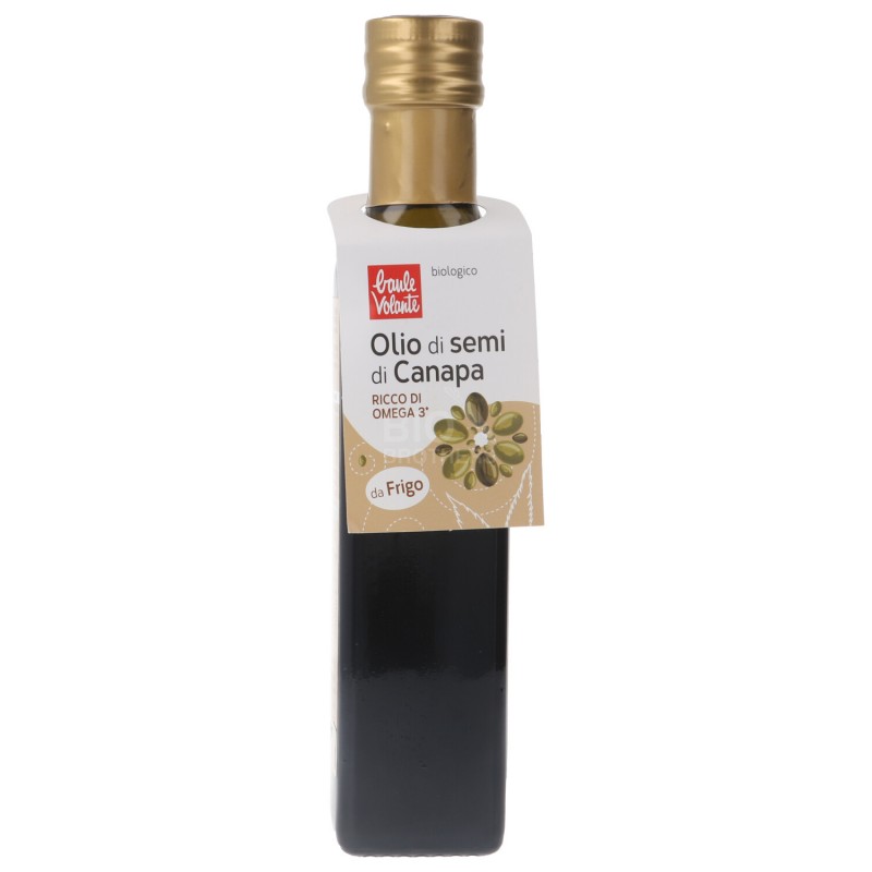 OLIO DI SEMI DI CANAPA BIO DA FRIGO 250ML BAULE