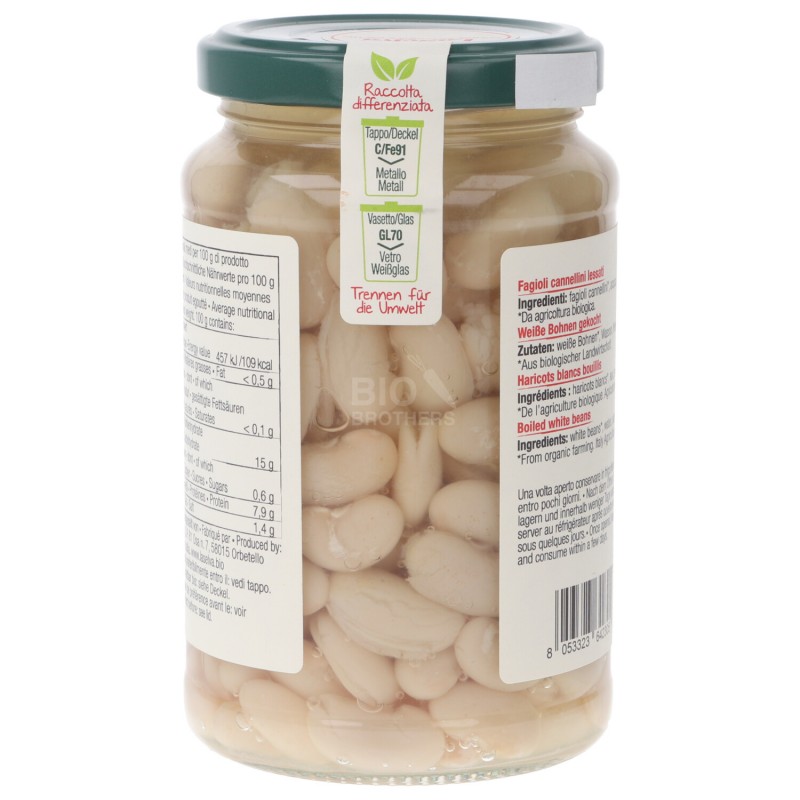 CANNELLINI LESSATI BIOLOGICI 340G LASELVA