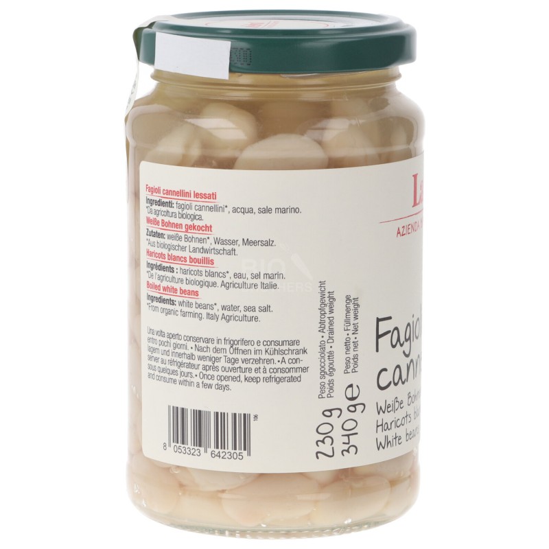 CANNELLINI LESSATI BIOLOGICI 340G LASELVA
