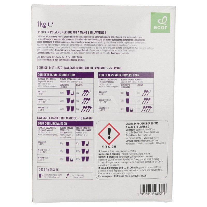 LISCIVA POLV.1KG ECOR