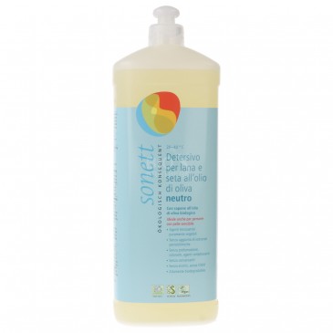 DETERSIVO LIQUIDO PER LANA E SETA NEUTRO 1LT SONETT DETERSIVO LIQUIDO PER LANA E SETA NEUTRO 1LT SONETT