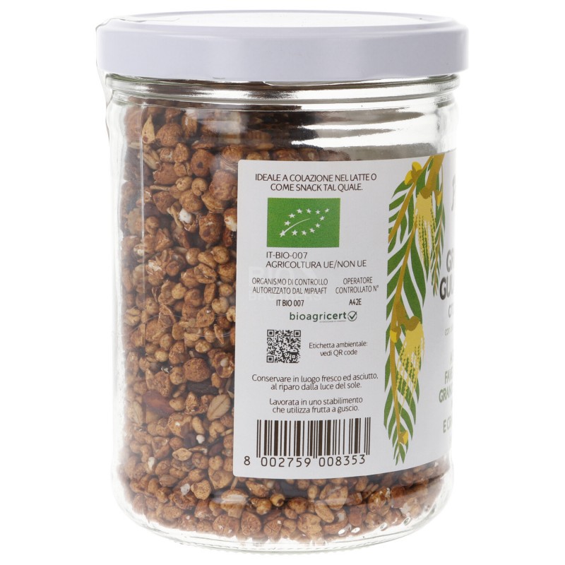 Granola gulamerah croccante miglio cranberries