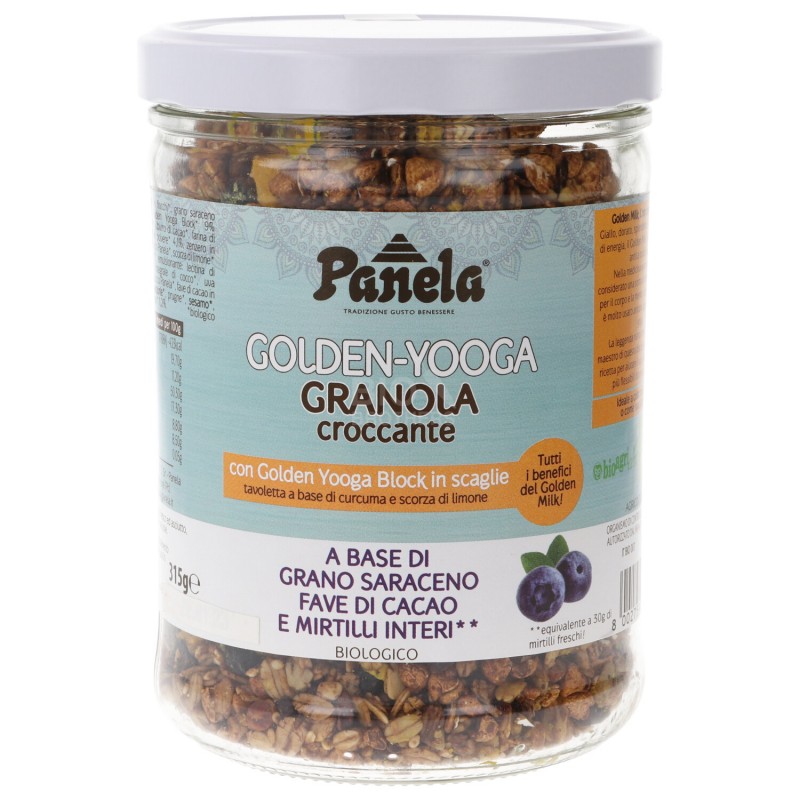 GOLDEN-YOGA GRANOLA 315G PANELA