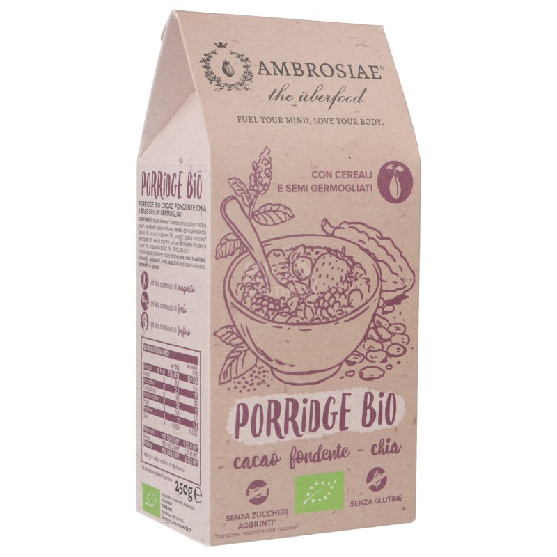 Porridge bio cacao fondente - chia