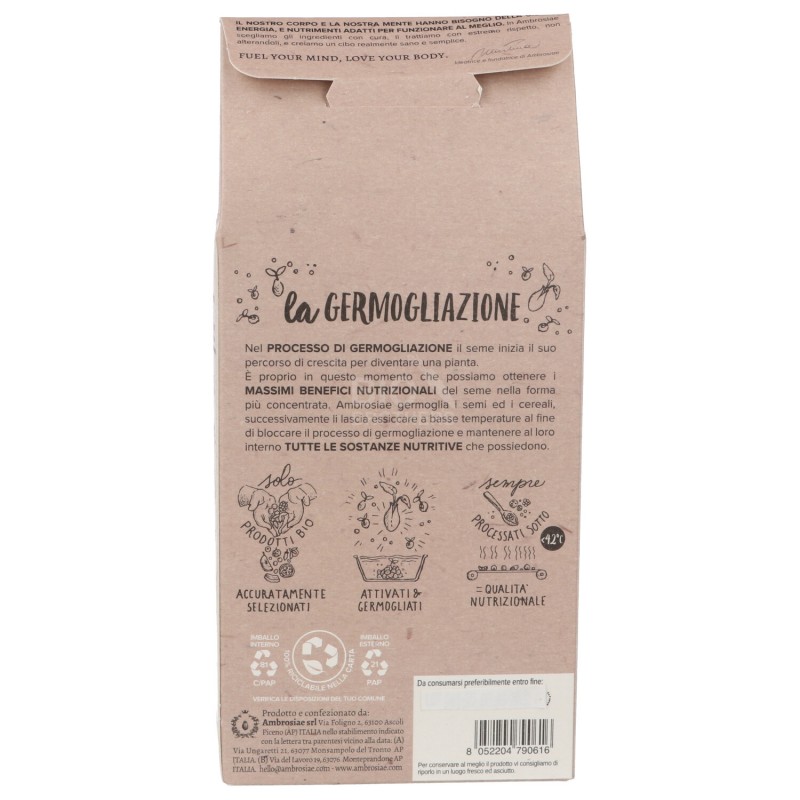 Porridge bio cacao fondente - chia