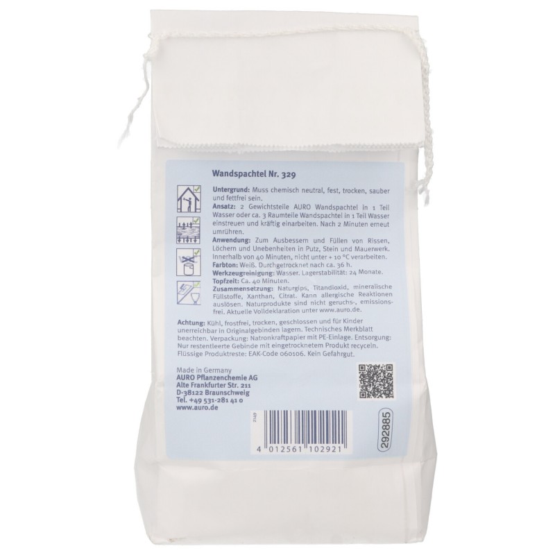 N.329 STUCCO PER PARETI 0.5KG AURO