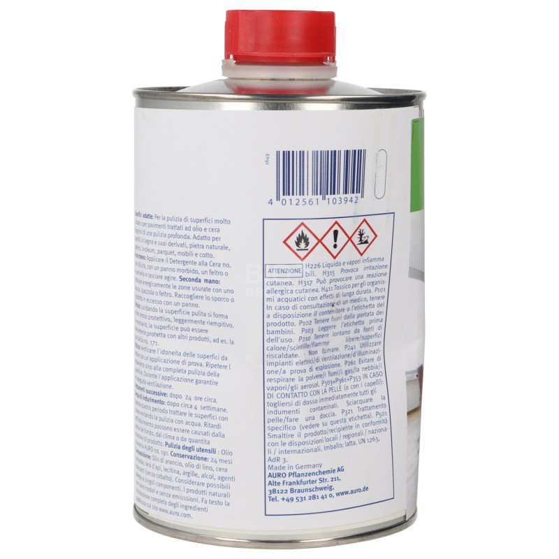 N.421 DETERGENTE ALLA CERA 1L AURO