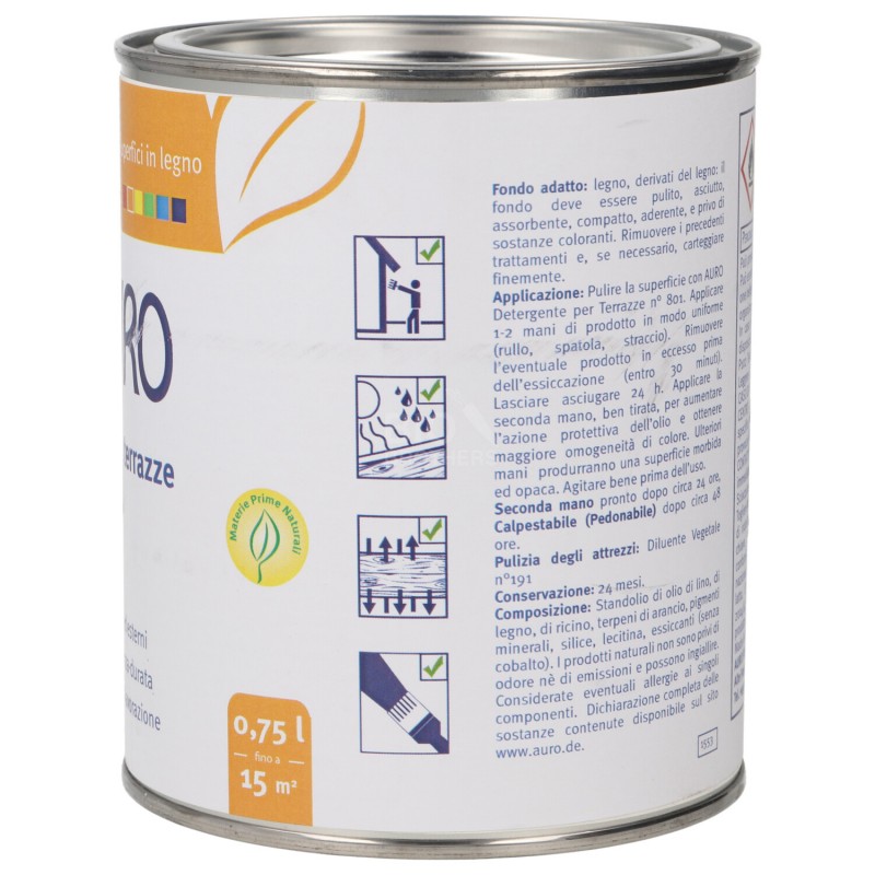 N.110-89 OLIO PER TERRAZZE 750ML AURO