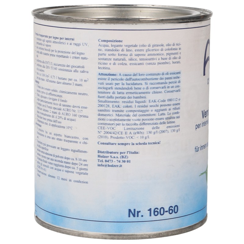 N.160-60 VELATURA LEGNO VERDE 750ML AURO