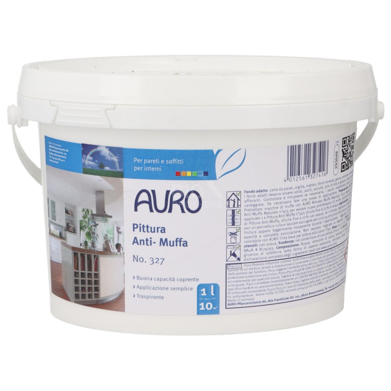 N.327 PITTURA ANTIMUFFA 1L AURO