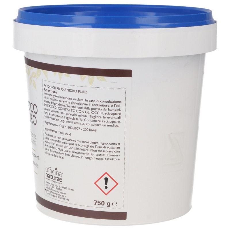 ACIDO CITRICO 750G OFFICINA NAT.