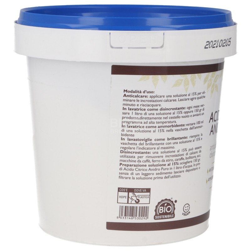 ACIDO CITRICO 750G OFFICINA NAT.