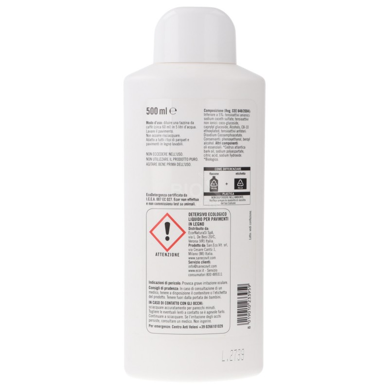 DET. PAVIMENTI LEGNO 500ML ECOR