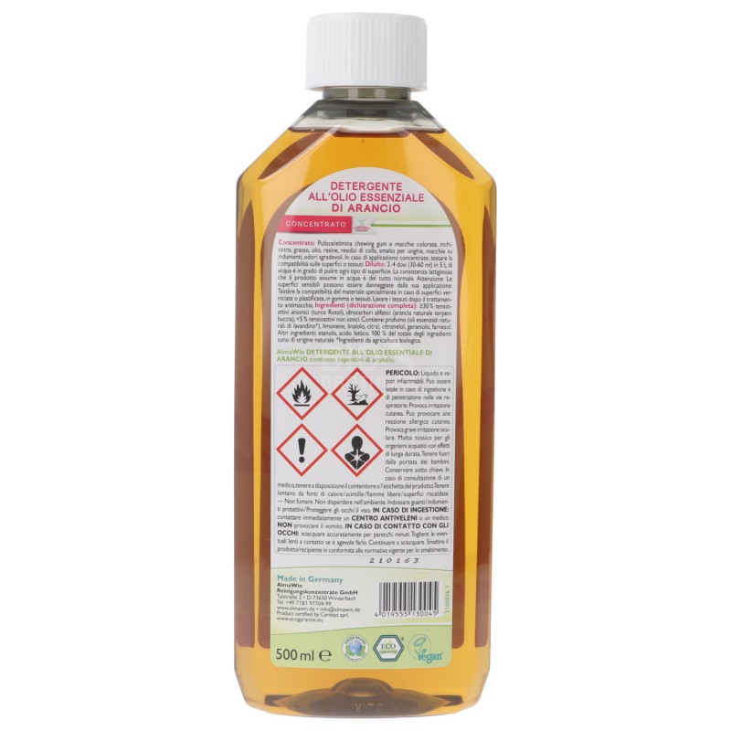 DETERG. OLIO ARANCIO 500ML ALMAWIN