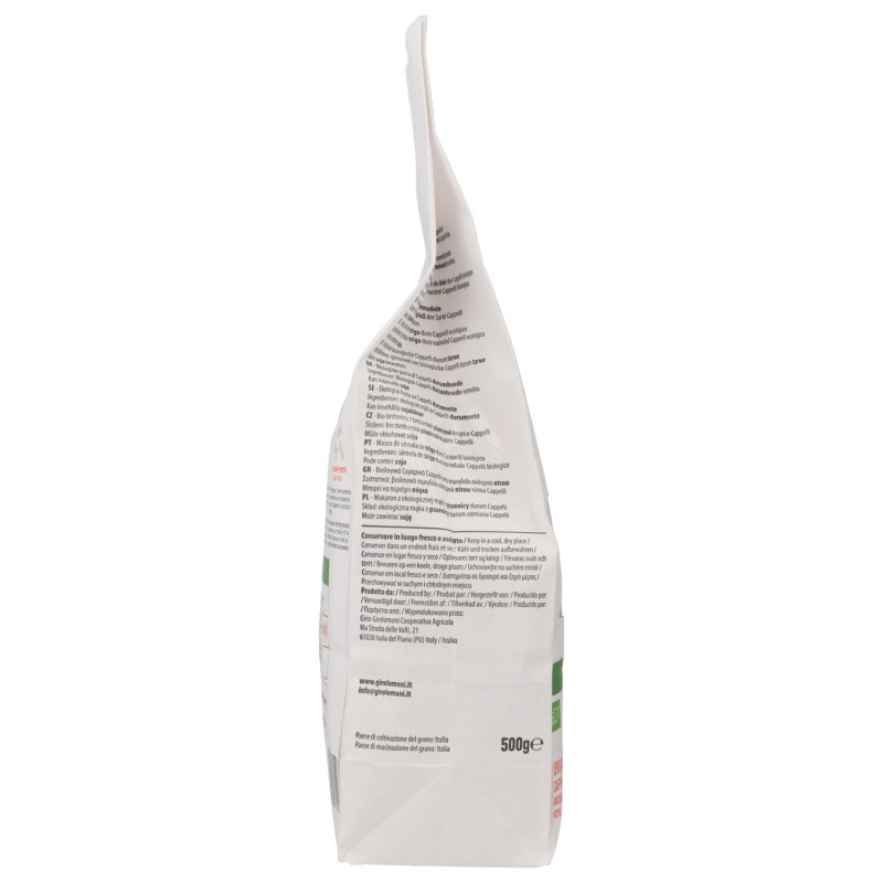 Pasta maccheroni grano duro cappelli bio