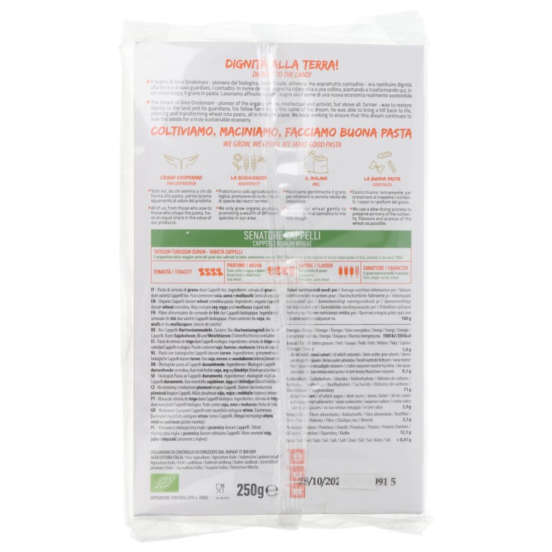 TAGLIATELLE SEN.CAPPELLI 250GR GIROLOMONI