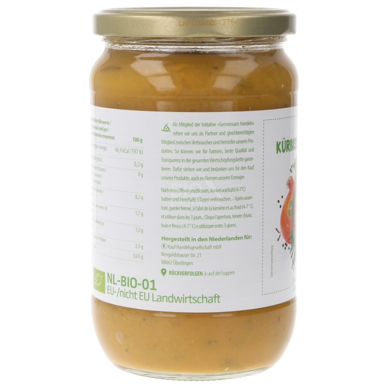 ZUPPA LENTICCHIE & ZUCCA BIO 680G KAUF