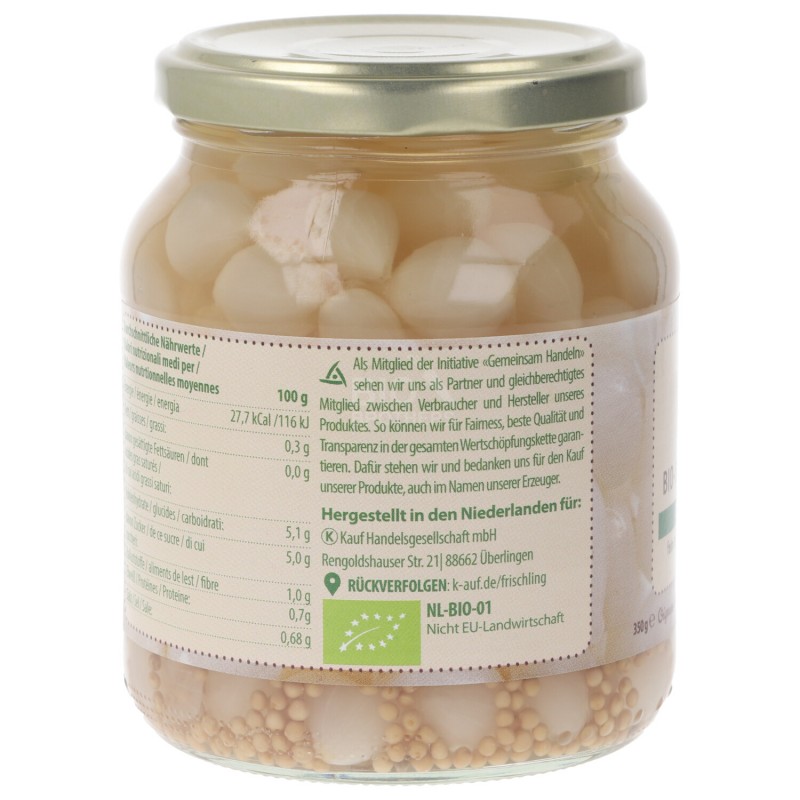 CIPOLLINE IN AGRODOLCE BIO VASO 350G KAUF