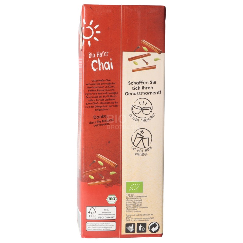 Bio Chai di Avena drink