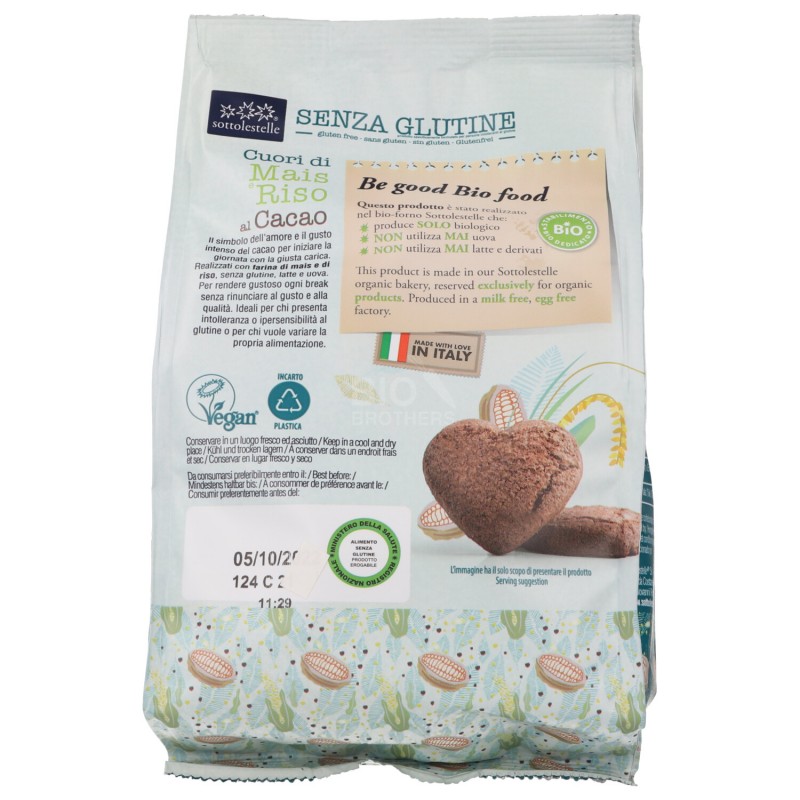 CUORI MAIS RISO AL CACAO 250GR SLS