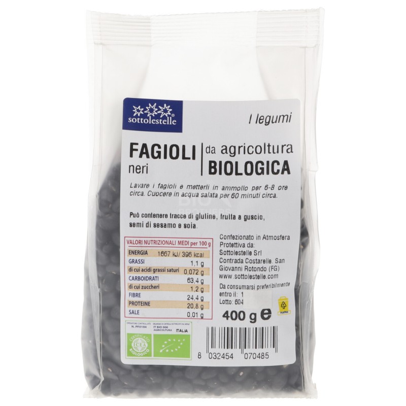 FAGIOLI NERI ITALIANI 400GR SLS