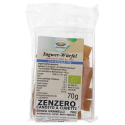 ZENZERO CANDITO A CUBETTI BIOLOGICO SENZA GRANELLI 70G GOVINDA