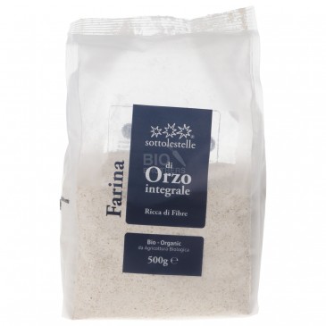 FARINA ORZO INTEGRALE BIO 500GR SOTTOLESTELLE FARINA ORZO INTEGRALE BIO 500GR SOTTOLESTELLE