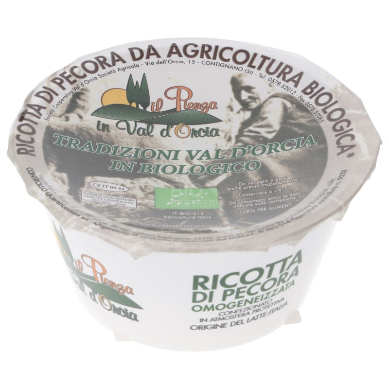 RICOTTA DI PECORA BIOLOGICA 150G VAL D'ORCIA