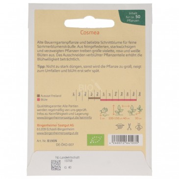 COSEMA FIORI SEMENTI DEMETER BUSTINA 0.5G COSEMA FIORI SEMENTI DEMETER BUSTINA 0.5G