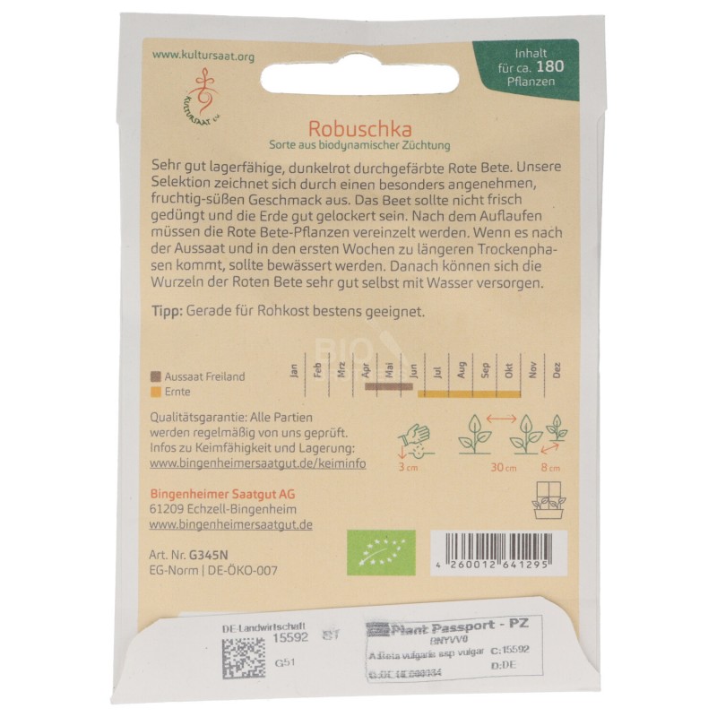 RAPA ROSSA ROBUSCHKA SEMENTI DEMETER 3.5G