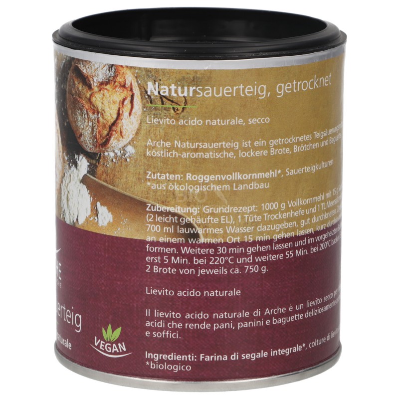 LIEVITO MADRE BIOLOGICO IN POLVERE BARATTOLO 125G ARCHE