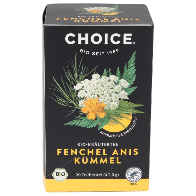 Infuso Bio Finocchio con Anice e Cumino in filtri