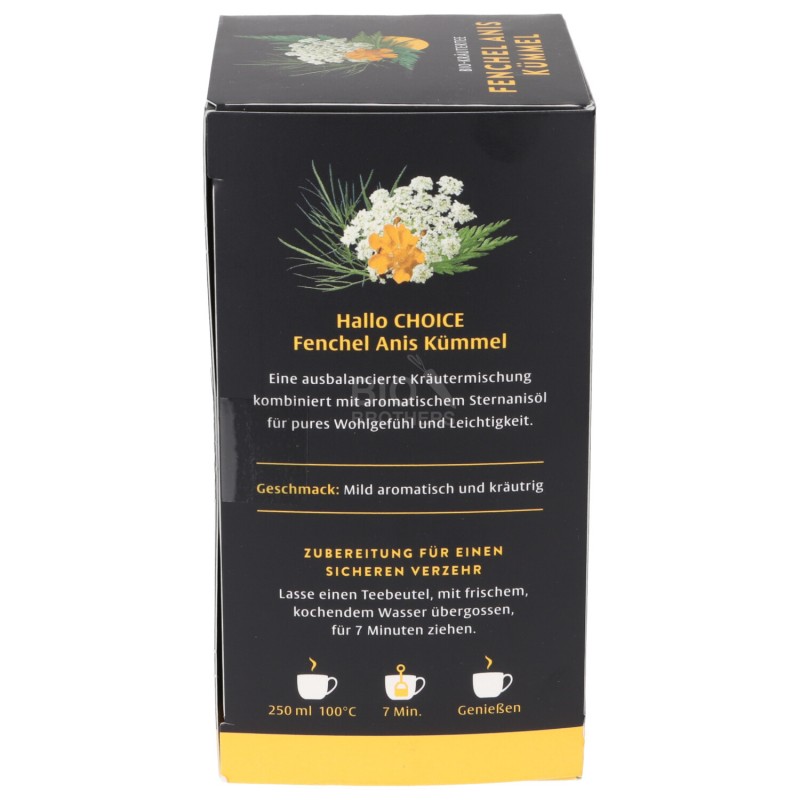 Infuso Bio Finocchio con Anice e Cumino in filtri