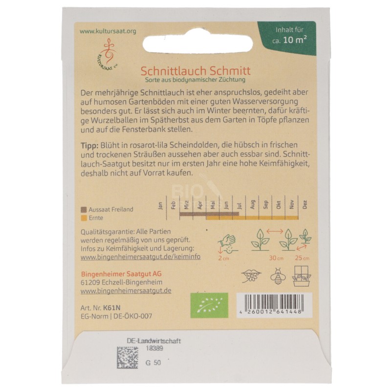 ERBA CIPOLLINA SCHMITT SEMENTI DEMETER 2G