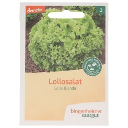 LATTUGA LOLLO BIONDA SEMENTI DEMETER
