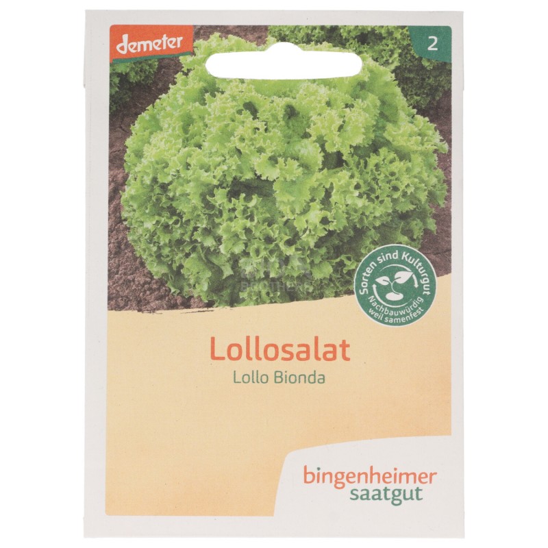 LATTUGA LOLLO BIONDA SEMENTI DEMETER