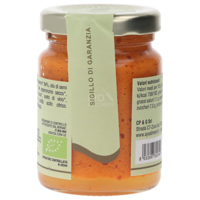 CREMA PEPERONE PICCANTE 95G AYO