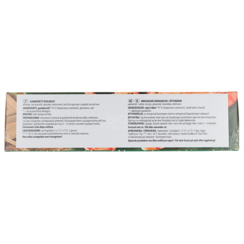 GAMBERONI KING PRAWNS BIO SURGELATI 200G