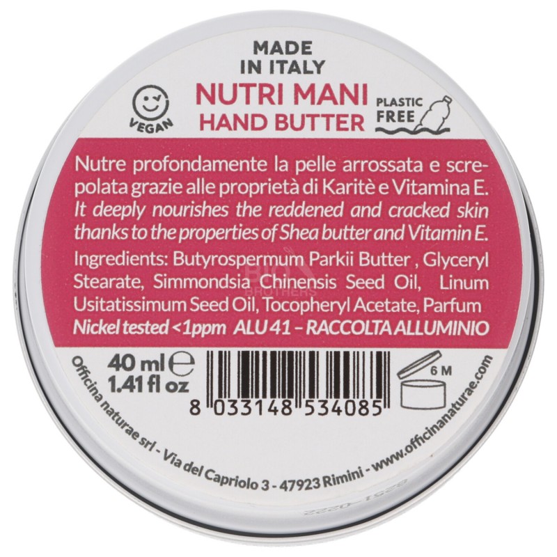 BURRO MANI SUPERNUTRIENTE VEGAN 40ML OFFICINA NATURAE