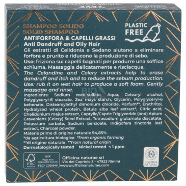 SHAMP.SOLIDO ANTIFORFORA MEN'S O2 50GR