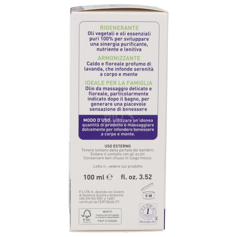 OLIO MASSAGGIO BLU 100ML FLORA