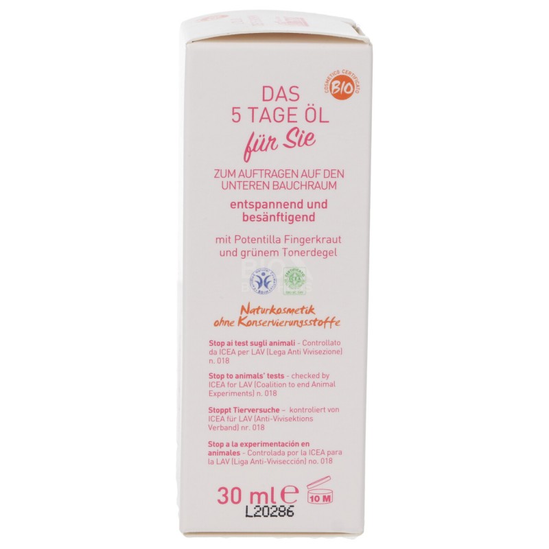 OLIO DEI 5 GIORNI RILASSA E CONFORTA PER LEI 30ML ARGITAL