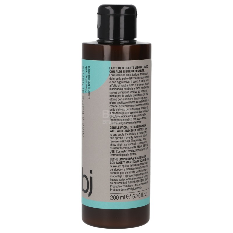 LATTE DETERGENTE VISO DELICATO ALOE & KARITE' 100ML BJOBJ