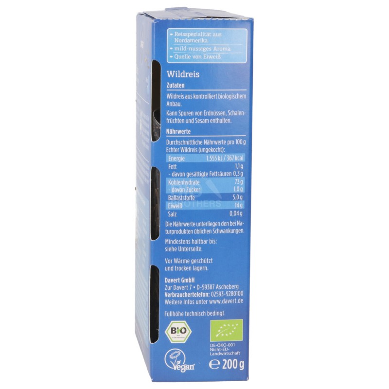 Riso Selvatico Nero Biologico zizania acquatica