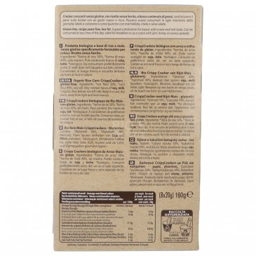 Crispy Crackers Riso e Mais Bio senza glutine Crispy Crackers Riso e Mais Bio senza glutine